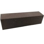 Brique réfractaire dense noire 220 x 55 x 55 mm - 37% d'alumine Brique réfractaire dense noire 220 x 55 x 55 mm - 37% d'alumine