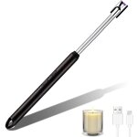 Briquet �lectrique, usb rechargeable briquet �lectrique arc, briquets pour bougie longue port�e pour ...