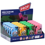 Briquet �lectronique � capsule camouflage, couleurs assorties