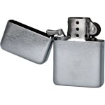 Briquet � essence gentelo de luxe en argent bross�