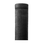 Brise vue toile en rouleau haute densit occultation trs leve (350gr / m) h 1m53 longueur 20m - noir ...