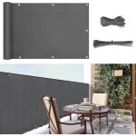 Brise vue balcon canisse polyester occultant pour clôture cache brise - vue, oeillets résistants à la ... Brise vue balcon canisse polyester occultant pour clôture cache brise - vue, oeillets résistants à la ...