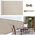 Brise vue balcon canisse polyester occultant pour clôture cache brise - vue, oeillets résistants à la ... Brise vue balcon canisse polyester occultant pour clôture cache brise - vue, oeillets résistants à la ...