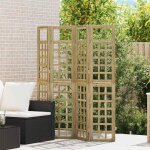 Brise - vue marron 160 x 180 cm pin impr�gn� vidaxl