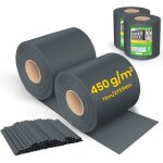 Brise vue occultant pvc 450g / m2 19cm x 140m anthracite Brise vue occultant pvc 450g / m2 19cm x 140m anthracite