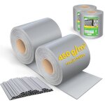 Brise vue occultant pvc 450g / m2 19cm x 140m gris clair