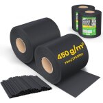 Brise vue occultant pvc 450g / m2 19cm x 140m noir Brise vue occultant pvc 450g / m2 19cm x 140m noir