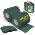 Brise vue occultant pvc 450g / m2 19cm x 140m vert Brise vue occultant pvc 450g / m2 19cm x 140m vert