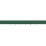 Brises - vue paravent 9 panneaux tissu 1200 x 80 cm vert