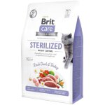 Brit - care grain - free sterilized weight control - nourriture sche pour chats - 2 kg