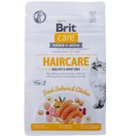 Brit care soins capillaires sans crales sains & shiny coat - nourriture sche pour chats - 400 g