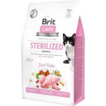 Brit - care grain - free sterilized sensitive - nourriture sche pour chat - 2 kg
