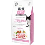 Brit - care grain free sterilized sensitive - nourriture sche pour chats - 7 kg