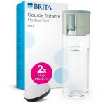 Bouteille et carafe filtrante brita gourde filtrante vital vert clair 2 mois 1052260