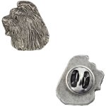 Broche chien de berger anglais bobtail dans une bo�te cadeau, �l�gante �pingle, �pinglette par art - ...