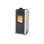 Bronpi - pole  granuls option canalisable adel 13 kw blanc - avec module wifi - avec kit droit de ...