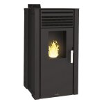 Bronpi - pole  granuls option canalisable eva nc 14 kw avec kit gauche de canalisation