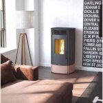 Bronpi - pole  granuls tanche option canalisable trebol 8 kw foyer en fonte - nude - avec kit de ...