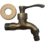 Bronze robinet de jardin vintage d�coratif en laiton antique en alliage de zinc robinet d'eau de lavage ...