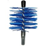 Brosse en acier inoxydable pour tuyaux et chemin�es � 80 mm - nettoyage professionnel