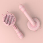 Brosse autonettoyante pour animaux de compagnie, brosse de toilettage pour chiens et chats  poils longs ...