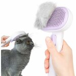Brosse chats chiens, brosse pour chat autonettoyante pour chat chien poil long court en conception  ...