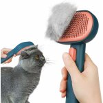 Brosse chats chiens, brosse pour chat autonettoyante pour chat chien poil long court en conception  ...