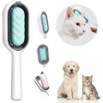 Brosse chat brosse chien, universel brosse anti poils animaux, brosse pour chat poil long, brosse de ...