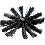 Brosse de chemin�e en nylon 100mm avec filetage m8, outil de nettoyage de chemin�e et s�che - cheveux ...