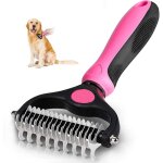 Brosse chien brosse chat, peigne d�m�loir chien professionnel et brosse chien poil long, r�teau de toilettage ...