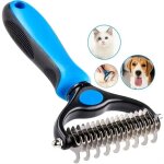 Brosse chien brosse chat, peigne d�m�loir chien professionnel et brosse poil long, r�teau de toilettage ...
