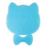 Brosse coud�e pour chat, peigne de massage coud� en 2 pi�ces pour chat, brosse murale pour chat