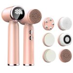 Brosse �lectrique pour le visage 6 en 1, nettoyage en profondeur des pores, exfoliation et �limination ...