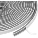 Brosse d'�tanch�it� adh�sive pour fen�tres et portes coulissantes isolation acoustique gris