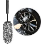 Brosse jantes voiture, brosse de nettoyage en microfibre, brosse de roue de voiture jante sans partie ...