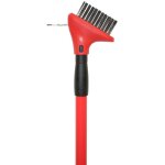 Brosse  joints de dallage - poils en acier robustes - grattoir intgr - manche tlescopique rglable ...