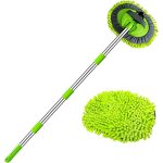Brosse lavage voiture balai telescopique nettoyage 160cm �ponge microfibre pinceau camping car kit vadrouille ...