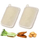 Brosse � l�gumes, lot de 2 brosses � l�gumes, brosse � fruits et l�gumes, brosse � pommes de terre, brosse ...