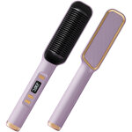 Brosse lissante � ions n�gatifs avec fonction anti - br�lure, verrouillage automatique de la temp�rature ...