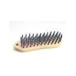 Brosse à main violon - acier souple - 5 rangs kibros Brosse à main violon - acier souple - 5 rangs kibros