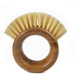 Brosse de nettoyage 2 en 1 pour fruits et légumes, petite (1 pièce), blanche Brosse de nettoyage 2 en 1 pour fruits et légumes, petite (1 pièce), blanche