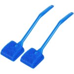 Brosse de nettoyage aquarium, 2pcs grattoir algues avec 40cm manche, raclette aquarium r�utilisable, ...