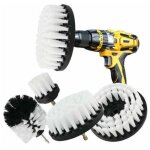 Brosse de nettoyage de foret 5 pices, adapte au foret de voiture, carrelage, tapis, baignoire, cuisine, ...