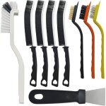 Brosse de nettoyage des interstices 9 pices, brosse nettoyage salle de bain, brosse joint carrelage ...