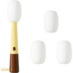 Brosse de nettoyage multifonction 3 en 1, 3 ttes de rechange et 1 brosse multifonction, outils de nettoyage ...