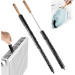 Brosse de nettoyage pour radiateur ? poils en nylon doux ? conception flexible pour d�poussi�rage en ...