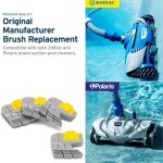 Brosses de nettoyage zodiac cyclone (paquet de 2) pour robots de nettoyage de piscine zodiac mx6 et mx8 ...