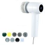 [jamais utilis�] brosse � r�curer �lectrique sans fil, portable et multifonctionnel pour salle de bain, ...