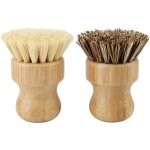 Brosse à récurer à vaisselle en, 2 pièces, brosse de nettoyage à gommage naturel brosse à légumes pour ... Brosse à récurer à vaisselle en, 2 pièces, brosse de nettoyage à gommage naturel brosse à légumes pour ...