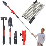 Brosse telescopique de nettoyage gouttière, perche telescopique nettoyage, outil de nettoyage de protection ... Brosse telescopique de nettoyage gouttière, perche telescopique nettoyage, outil de nettoyage de protection ...